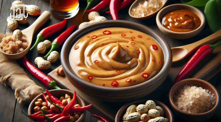 طرز تهیه سس بادام زمینی